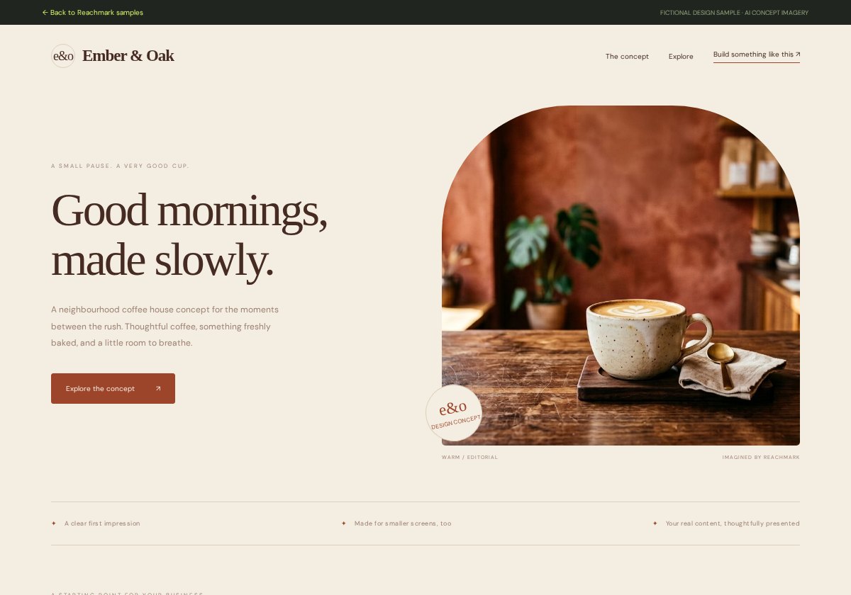 Ember & Oak — Café & hospitality